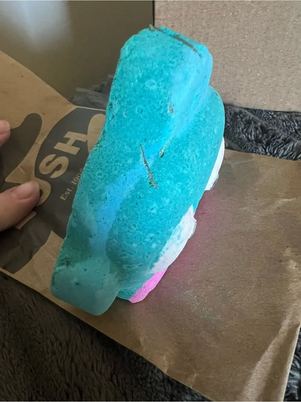 Lush x Sanrio HANGYODON LIMITED EDITION BRAND NEW BATH BOMB 4 oz